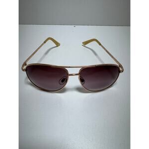 Liz Claiborne Aviator Design Sunglasses Gold UV Protection 63-13-132 3614261901